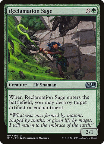 Image for Reclamation Sage (194) [Magic 2015 (M15)]