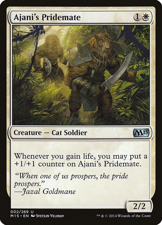 Image for Ajani's Pridemate (2) [Magic 2015 (M15)]