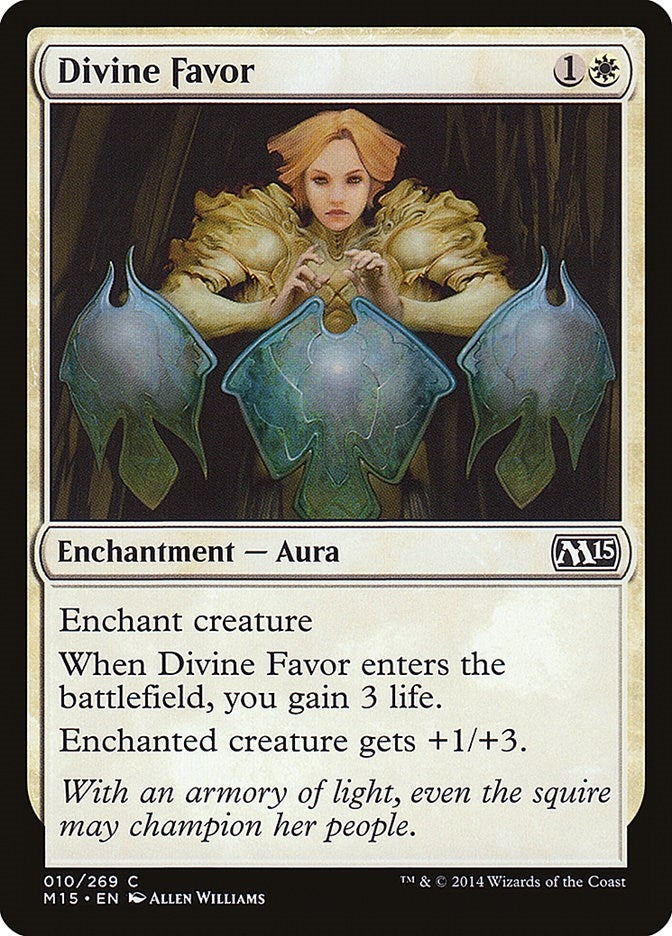 Image for Divine Favor (10) [Magic 2015 (M15)]