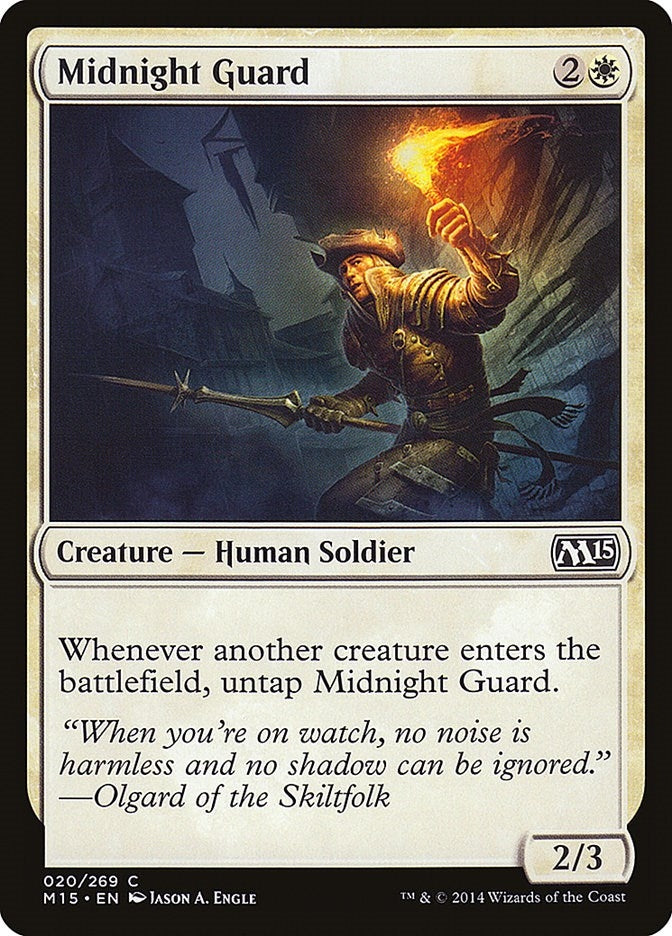 Image for Midnight Guard (20) [Magic 2015 (M15)]