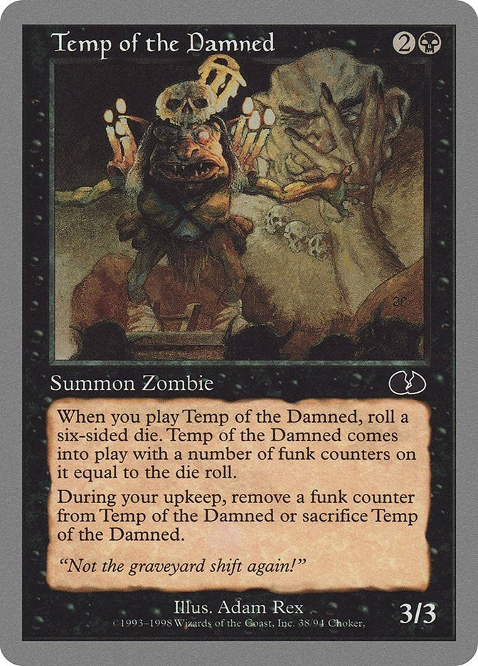 Image for Temp of the Damned (38) [Unglued]