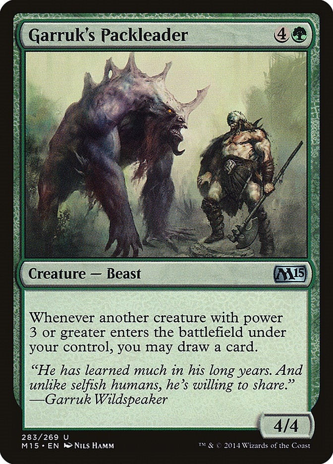 Image for Garruk's Packleader (283) [Magic 2015 (M15)]