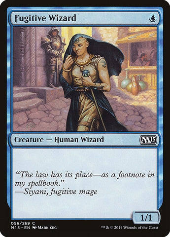 Image for Fugitive Wizard (56) [Magic 2015 (M15)]