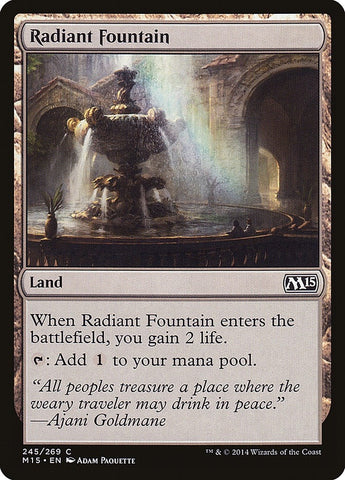 Image for Radiant Fountain (245) [Magic 2015 (M15)]