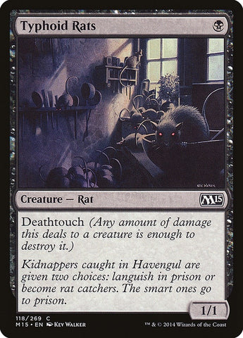 Image for Typhoid Rats (118) [Magic 2015 (M15)]