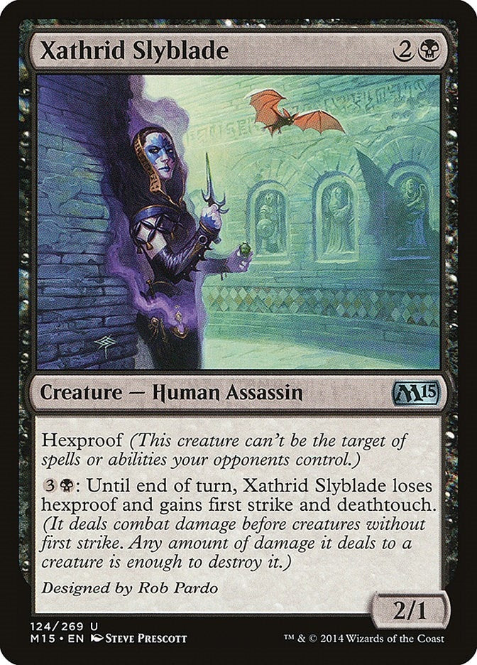 Image for Xathrid Slyblade (124) [Magic 2015 (M15)]