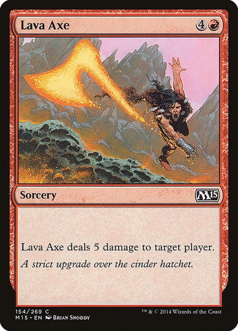 Image for Lava Axe (154) [Magic 2015 (M15)]