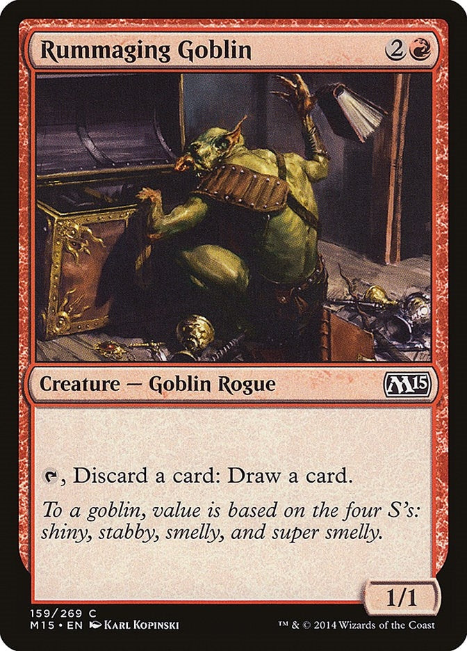 Image for Rummaging Goblin (159) [Magic 2015 (M15)]