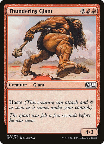 Image for Thundering Giant (165) [Magic 2015 (M15)]