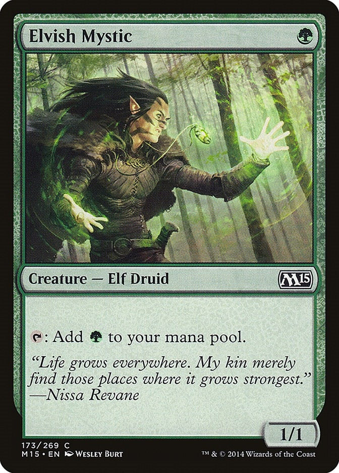 Image for Elvish Mystic (173) [Magic 2015 (M15)]