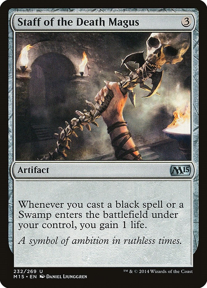Image for Staff of the Death Magus (232) [Magic 2015 (M15)]