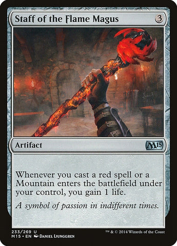 Image for Staff of the Flame Magus (233) [Magic 2015 (M15)]