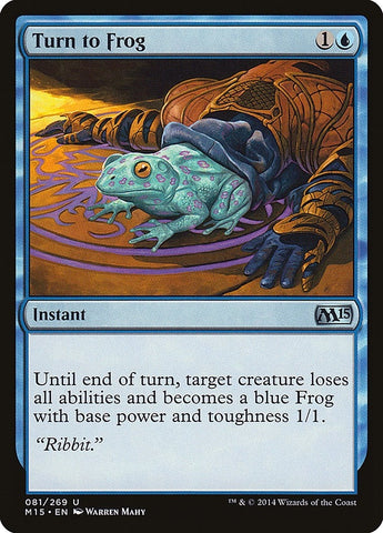Image for Turn to Frog (81) [Magic 2015 (M15)]