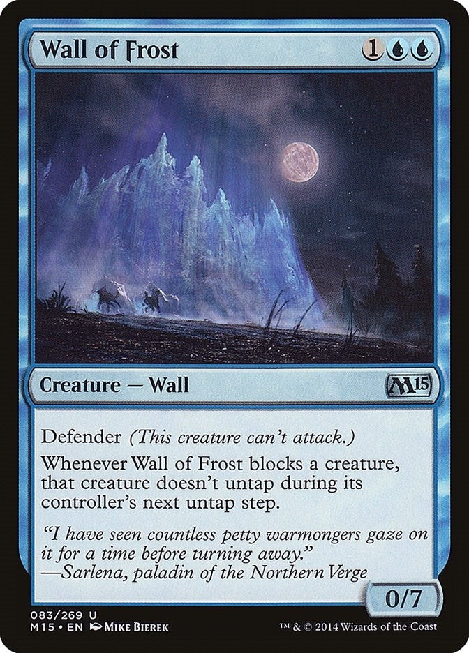 Image for Wall of Frost (83) [Magic 2015 (M15)]