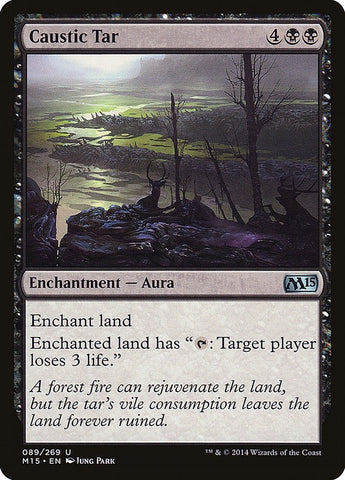 Image for Caustic Tar (89) [Magic 2015 (M15)]