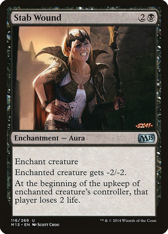 Image for Stab Wound (116) [Magic 2015 (M15)]