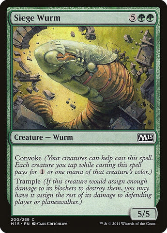 Image for Siege Wurm (200) [Magic 2015 (M15)]