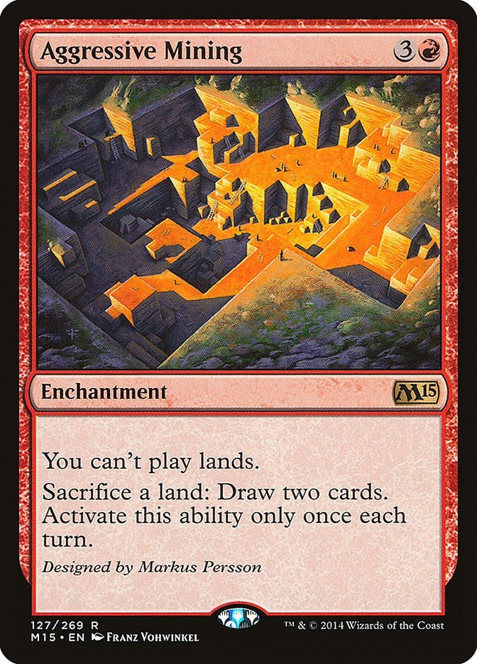 Image for Aggressive Mining (127) [Magic 2015 (M15)]
