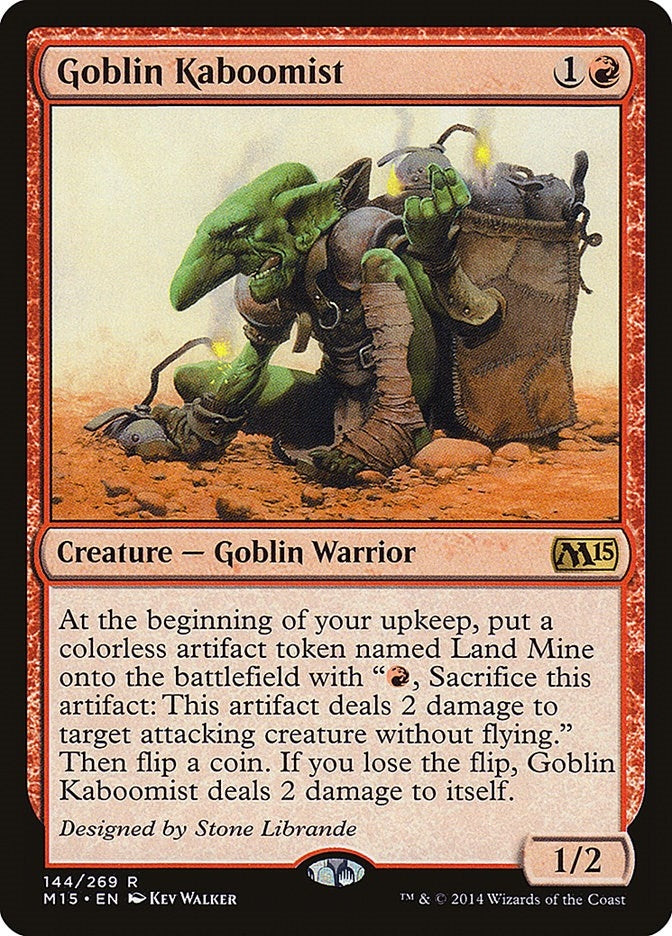 Image for Goblin Kaboomist (144) [Magic 2015 (M15)]