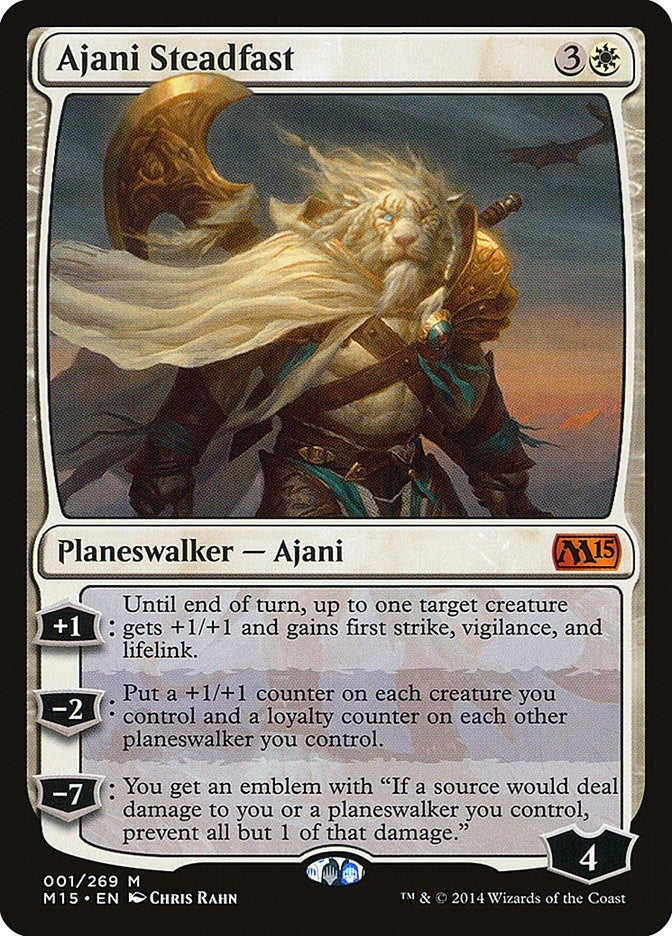 Image for Ajani Steadfast (1) [Magic 2015 (M15)]
