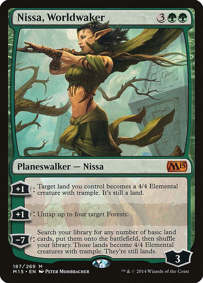 Image for Nissa, Worldwaker (187) [Magic 2015 (M15)]