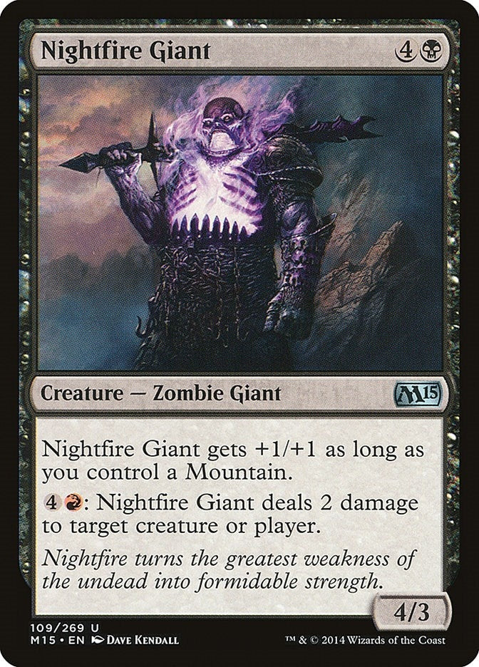 Image for Nightfire Giant (109) [Magic 2015 (M15)]