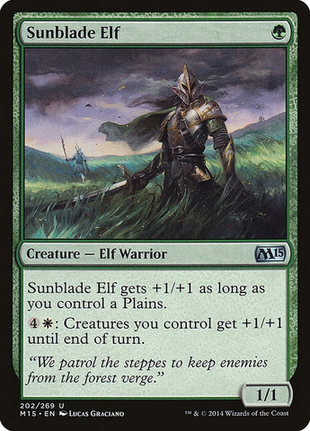 Image for Sunblade Elf (202) [Magic 2015 (M15)]
