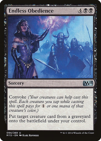 Image for Endless Obedience (94) [Magic 2015 (M15)]