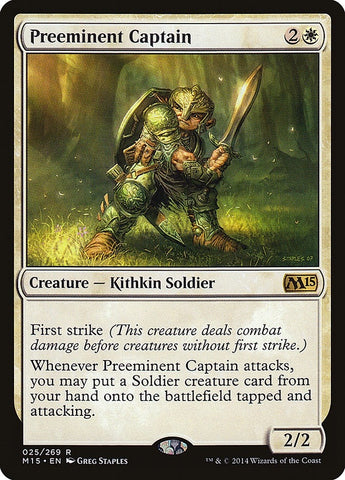 Image for Preeminent Captain (25) [Magic 2015 (M15)]