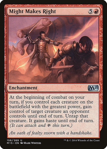Image for Might Makes Right (156) [Magic 2015 (M15)]