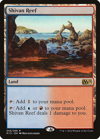Image for Shivan Reef (246) [Magic 2015 (M15)]