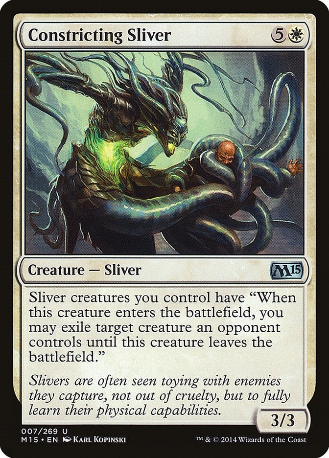 Image for Constricting Sliver (7) [Magic 2015 (M15)]