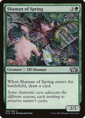Image for Shaman of Spring (199) [Magic 2015 (M15)]