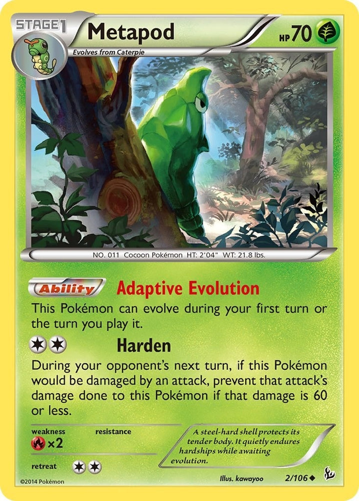 Image for Metapod (2/106) [XY - Flashfire]