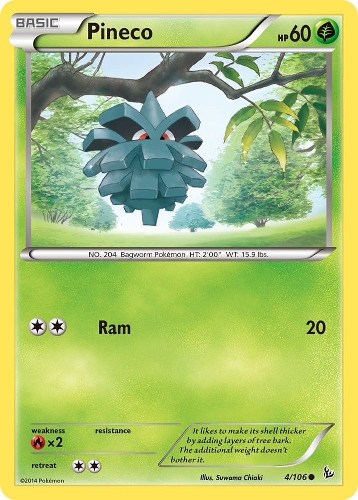 Image for Pineco (4/106) [XY - Flashfire]