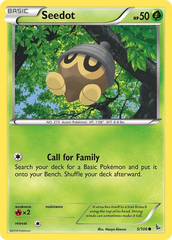 Image for Seedot (5/106) [XY - Flashfire]