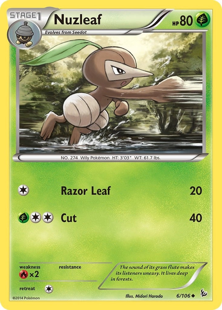Image for Nuzleaf (6/106) [XY - Flashfire]