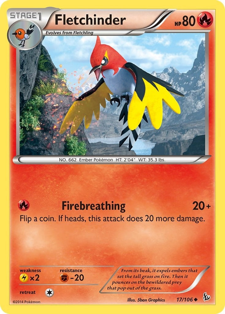 Image for Fletchinder (17/106) [XY - Flashfire]