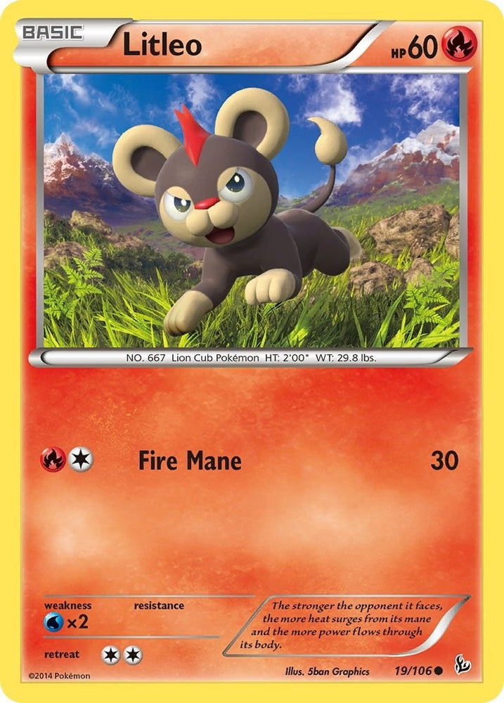 Image for Litleo (19) (19/106) [XY - Flashfire]