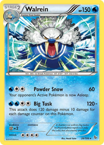 Image for Walrein (26/106) - Pokemon
