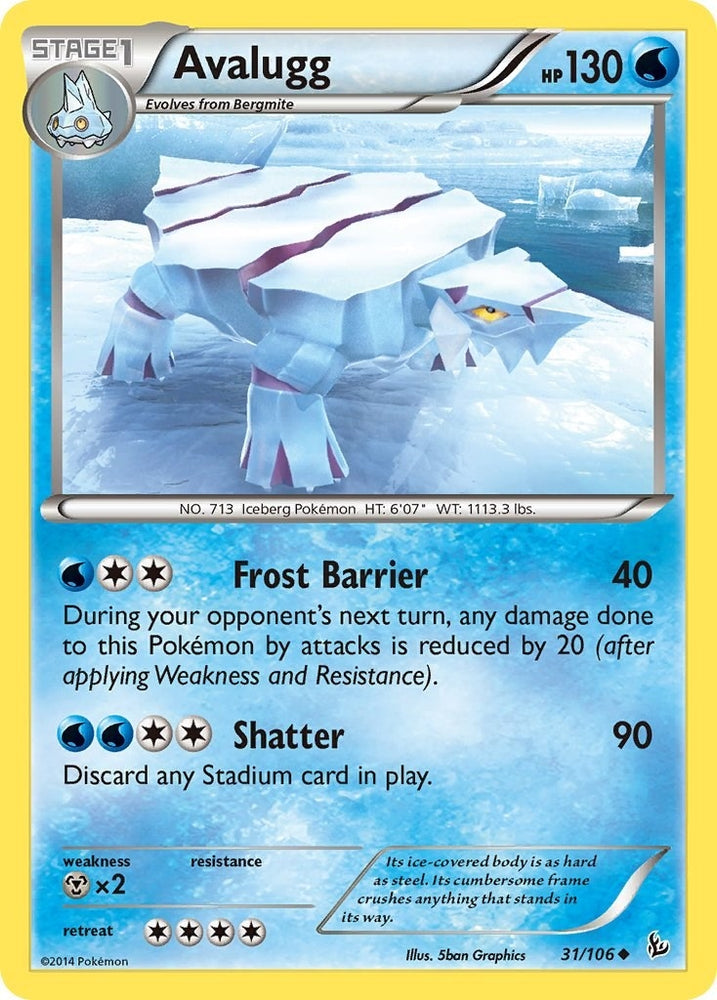 Image for Avalugg (31/106) [XY - Flashfire]