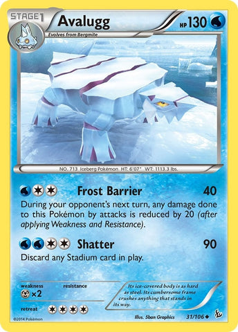 Image for Avalugg (31/106) [XY - Flashfire]