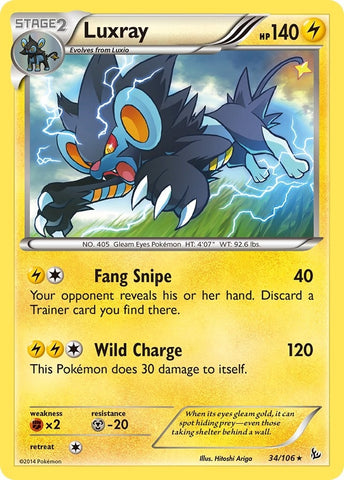 Image for Luxray (34/106) [XY - Flashfire]