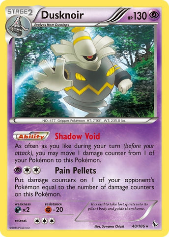 Image for Dusknoir (40/106) [XY - Flashfire]