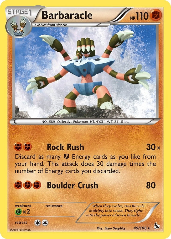Image for Barbaracle (49/106) [XY - Flashfire]