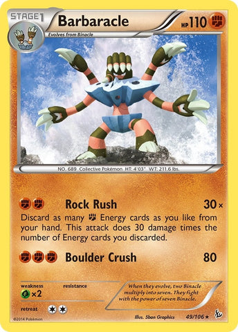 Image for Barbaracle (49/106) [XY - Flashfire]