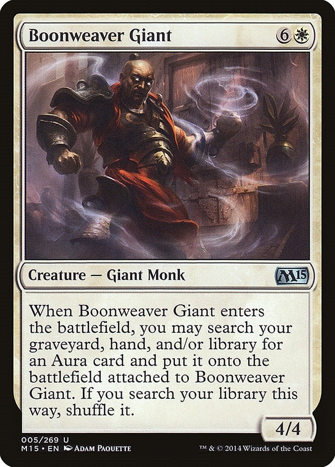 Image for Boonweaver Giant (5) [Magic 2015 (M15)]