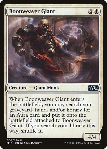Image for Boonweaver Giant (5) [Magic 2015 (M15)]