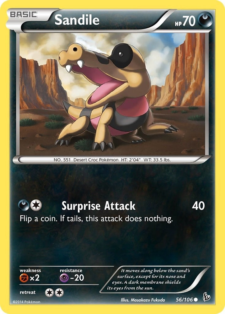 Image for Sandile (56/106) [XY - Flashfire]