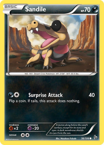 Image for Sandile (56/106) [XY - Flashfire]